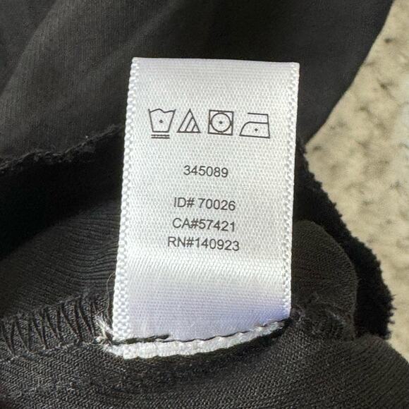 LOFT Lou & Grey Romper S Black Linen Zip Pocket Tie Waist Key Hole Straps V-Neck - Picture 10 of 15